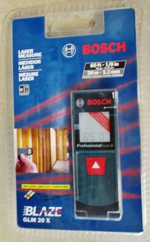 New bosch glm 20 x compact laser measure with backlit display 65 ft. for sale