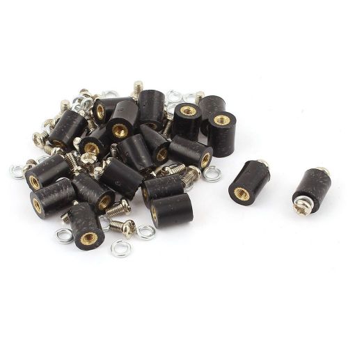 20pcs M3 Brass Insert Thread 8x10mm Insulated Standoff for Motherboard