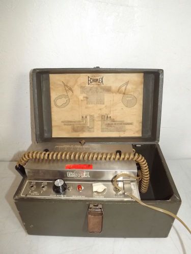 The vintage fantastic echoplex echo-chamber  with hard case works!  usa made for sale