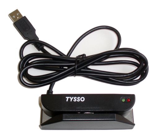 TMSR-380-33 USB Heavy Duty 3-Track Magnetic Stripe Credit Card Reader 300K Swipe