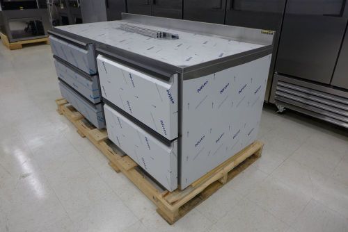 New silver king skf72d worktop 72&#034; drawer freezer frozen fryer true tuc kitchen for sale