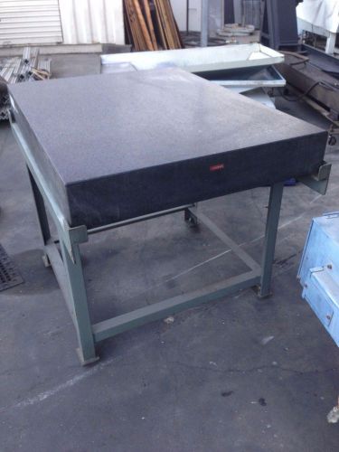 Grade A Inspection Surface Plate 48&#034; x 36&#034; x 10&#034; with Stand