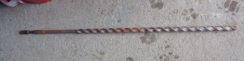 H x 1&#034;  masonary drill bit 36&#034; long used one time for sale