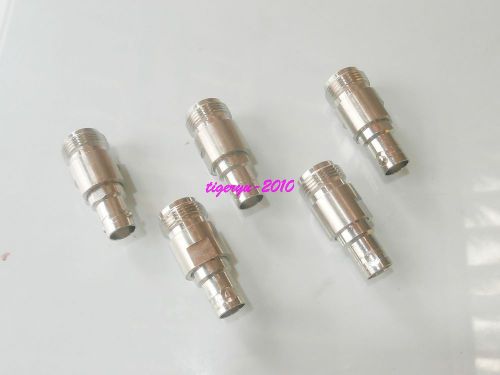 5pcs Adapter BNC female jack to N female jack straight RF connector coaxial