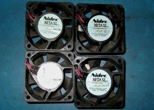 4PC 24VDC 60MM BETA-SL AXIAL FAN LOT - MODEL D06T-24TG - NOS