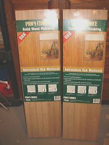 ADIRONDACK OAK WAINSCOT SOLID WOOD PLANKING NEW IN PACKAGE