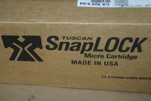 Case (93) Blue Tuscan Dual K SnapLock Micro Cartridge 16mm Microfilm ANSI C-Clip