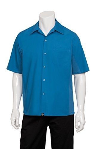 Chef works csmv-blu-xl universal shirt with cool vent, blue, x-large for sale