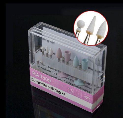 Dental light-cured resin composite polishing kit ra 0309 for low-speed handpiece for sale