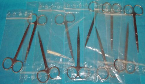 Lot of 10 REDA 09340-11 Iris Operating Scissors Straight 4.5&#034; 11CM Steel