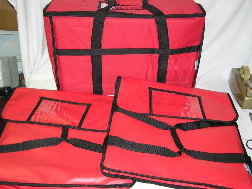 3-Piece Set Choice Insulated Pizza Hot Food Delivery Bags NEW