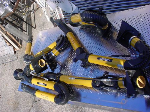 lot of five used Fume Extraction Arm model  mm 75 15 Plymovent