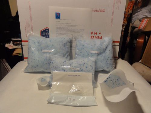 5lbs blue indicating silica gel desiccant loose / bulk - make your own kit -new for sale