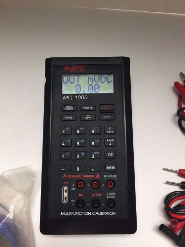 Martel beta mc-1000 multifunction calibrator fully operational rd for sale