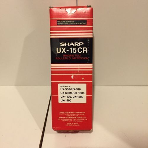 Sharp ux-15cr imaging film for fax machines w/ 2 tubes inside box included for sale