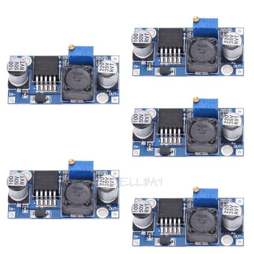 5Pcs LM2596 HW-411 DC-DC Adjustable Step Down Buck Converter Power Supply Module