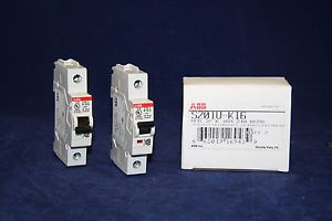 ABB - S201U-K16 Circuit Breaker, 1 Pole, 16 Amp, 50/60Hz (sold individually)
