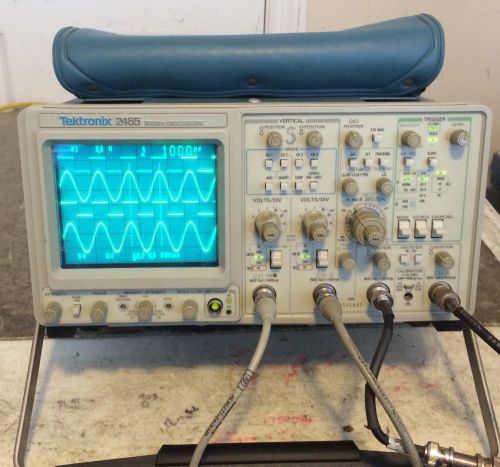 Tektronix 2465 Four Channel 300 MHz Oscilloscope Clean and Tested