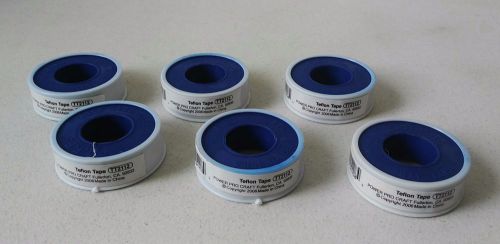 6 + 1 rolls w/ display 1/2&#034; x 260&#034; teflon plumbing thread seal tape for pipe for sale