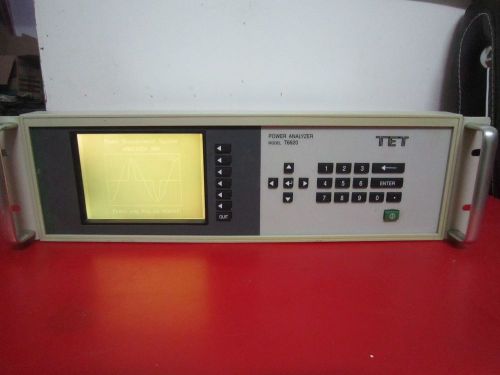 TET T6620 Power Harmonic Analyzer