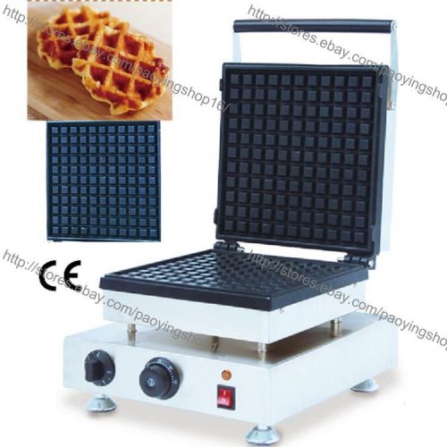 Commercial Nonstick Electric Belgian Liege Waffle Maker Iron Baker Machine Mold