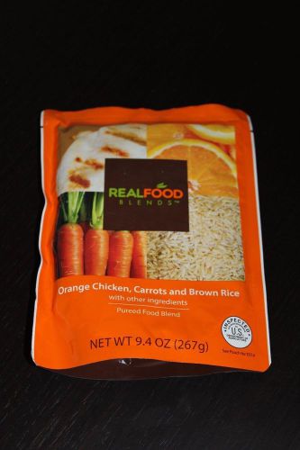 Real Food Blends (Orange Chicken, Carrots &amp; Brown Rice) 9.4oz. Bag