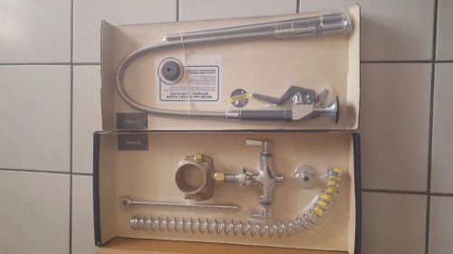 Encore plumbing - k50-1000-br pre-rinse unit (dble pantry) w/ wall bracket - new for sale