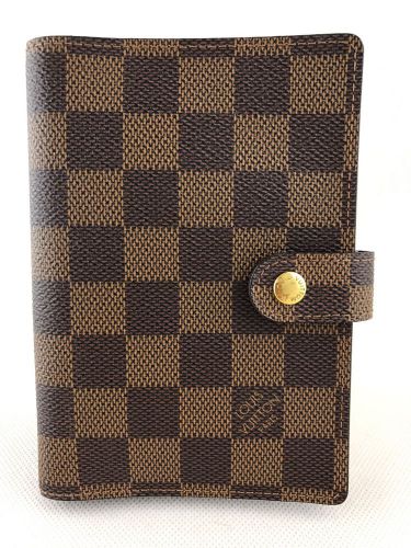 Authentic Louis Vuitton Agenda Diary Cover Monogram Leather Canvas