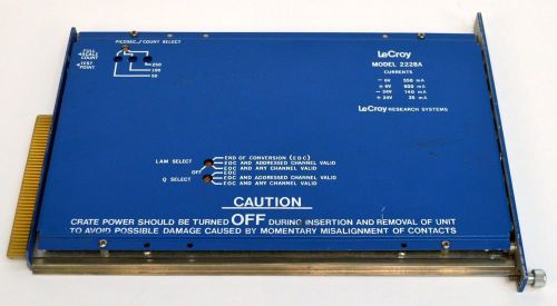 LeCroy Model 2228A TDC CAMAC Module Plug-In Card
