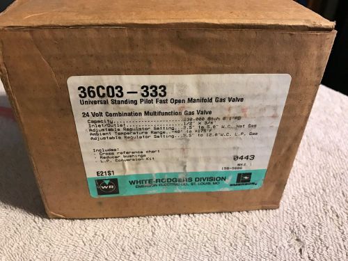 White-Rodgers 36C03-333 Universal Replacement Gas Control Valve FREE SHIPPING