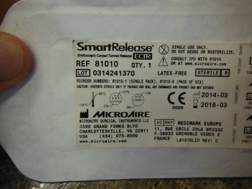 MICROAIRE SMART RELEASE 81010: MicroAire SmartRelease ECTR Blade