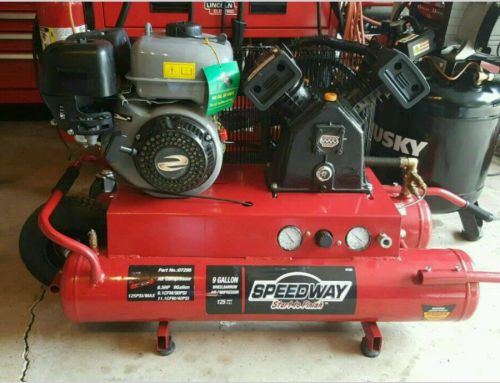 Gas powered air compressor