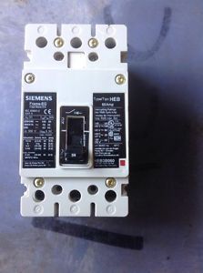 Siemens HEB3B060 Circuit Breaker 600Y/347V 60A 3P 480/277v 65k