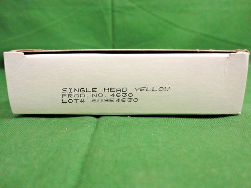 Kerma Single Head Latex- Free Yellow Stethoscope [4630] Lot of 2