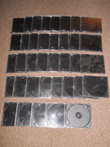 Lot of 37 Empty CD DVD Disc Cases
