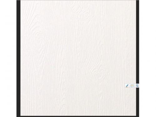 Wood Grain Card Stock - White - Embossed