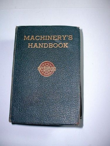 MACHINERYS HANDBOOK 14th EDITION 1953
