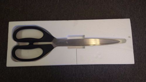 25&#034; Black/Silver Ceremonial Ribbon Cutting Scissors