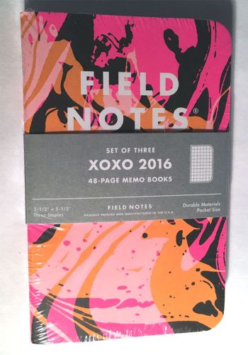 Field Notes 2016 XOXO Limited Edition Sealed Brand New