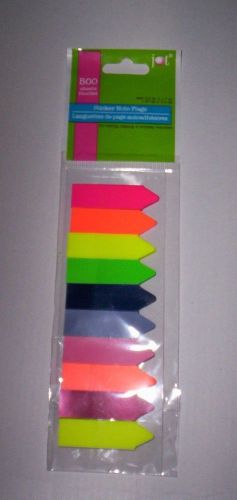 500 Jot Sticker Note Flags Sticky Page Markers~Index Labels Post~ASSORTED COLORS