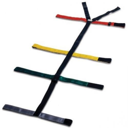 Dixie Ems 010308 Spineboard, 10 Point Reflective Color Coded Spider Strap Type