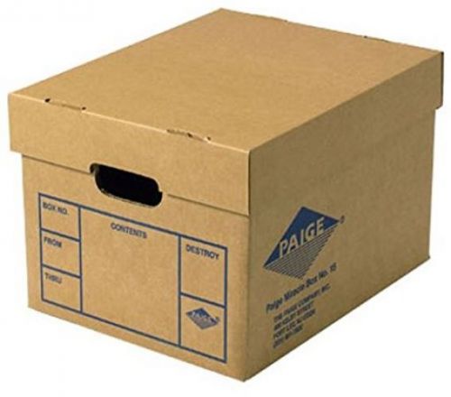 PAIGE Miracle Box No. 15 Letter Legal Size Moving Boxes 15 X 12 X 10 Inches (25