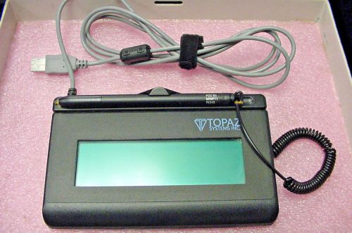 Topaz Signature Gem TL462HSBR T-L462-HSB-R 1x5 LCD Signature Pad