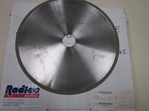 D1A1R - 10&#034; Resin Bonded Diamond Cut-Off Wheel - THICKNESS: .050&#034;
