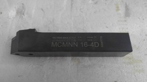 ULTRA-DEX MCMNN 16-4D INDEXABLE LATHE TURNING TOOLHOLDER 1&#034; x 1&#034; shank