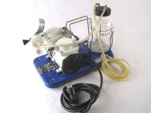 Thomas medi-pump 2107 2107ca20p-721 60-cycles 1.75-amps suction vacuum pump for sale