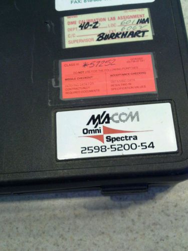 Omni Spectra Macom OSCC Compression crimp TL Kit 2598-5200-54