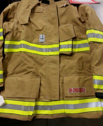 New firefighter bunker/turnout jacket globe g extreme 38 x 29 for sale