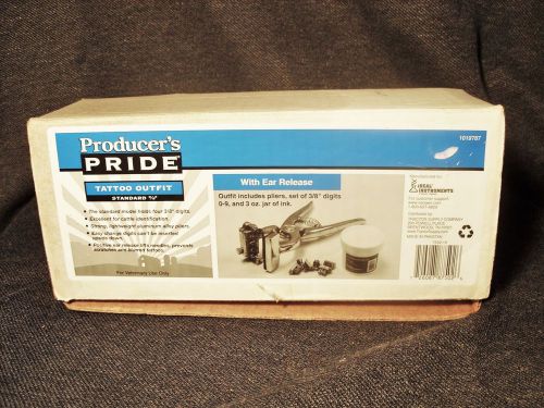 Producer&#039;s pride standard 3/8&#034; alluminum tattoo outfit w/ear release 7502-19 guc for sale