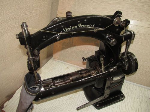 Antique union special 11500g 1921 era single needle dabble chain stitch hemming for sale